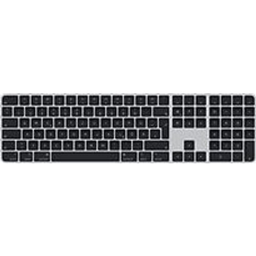 Refurbished Apple magic Keyboard met wijzerplaat en Touch ID [Duits toetsenbordindeling, QWERTZ, USB-C] zwart