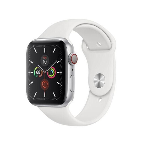 Refurbished Apple Watch Series 5 - Smartwatch - 44mm Cellular 4G - Zilver