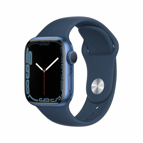 Refurbished Apple Watch Series 7 41 mm Blauw Licht gebruikt