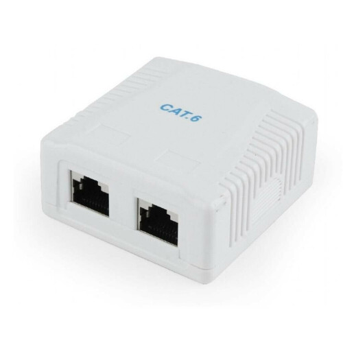 Refurbished CAT6 FTP 2-port surface mount box