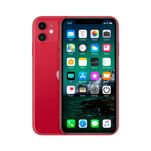 Refurbished iPhone 11 128 GB Rood Gebruikt