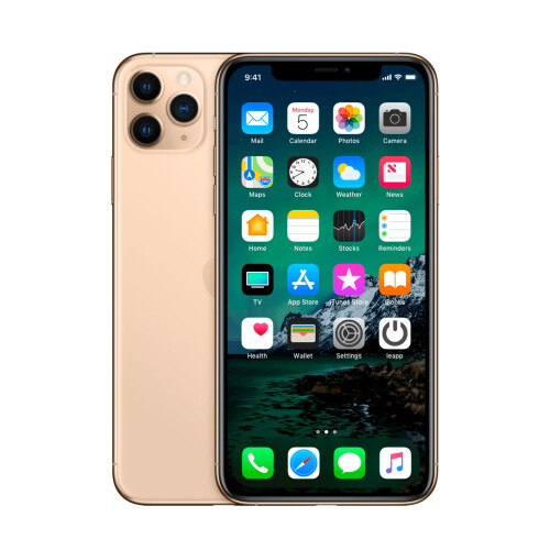 Refurbished iPhone 11 Pro Max 256 GB Goud Als nieuw + Nieuwe batterij
