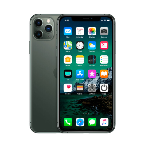 Refurbished iPhone 11 pro Max 512 gb Groen Als nieuw + Nieuwe batterij