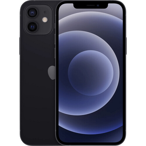 Refurbished iPhone 12 128GB Zwart (Zichtbaar gebruikt)
