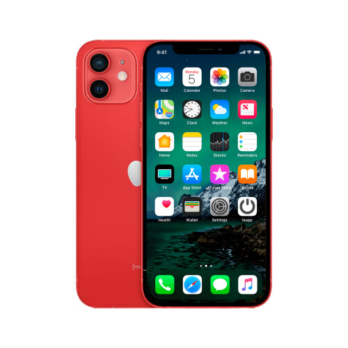 Refurbished iPhone 12 256 GB Rood Gebruikt