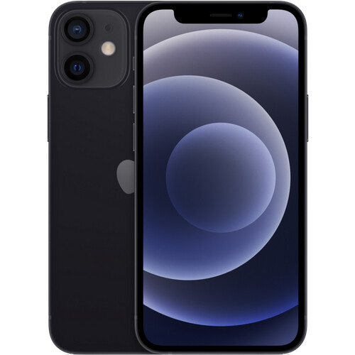 Refurbished iPhone 12 mini 64GB Zwart (Licht gebruikt)