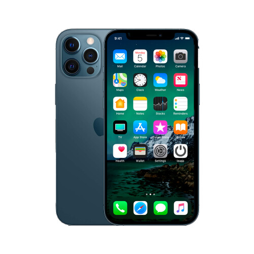 Refurbished iPhone 12 Pro Max 256 GB Blauw Zichtbaar gebruikt