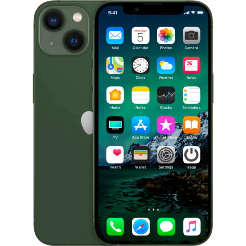 Refurbished iPhone 13 256 GB Groen Zichtbaar gebruikt