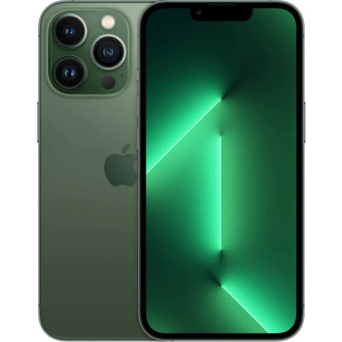 Refurbished iPhone 13 Pro 128 GB Alpengroen Licht gebruikt