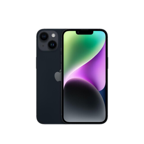 Refurbished iPhone 14 128 GB Zwart Als nieuw