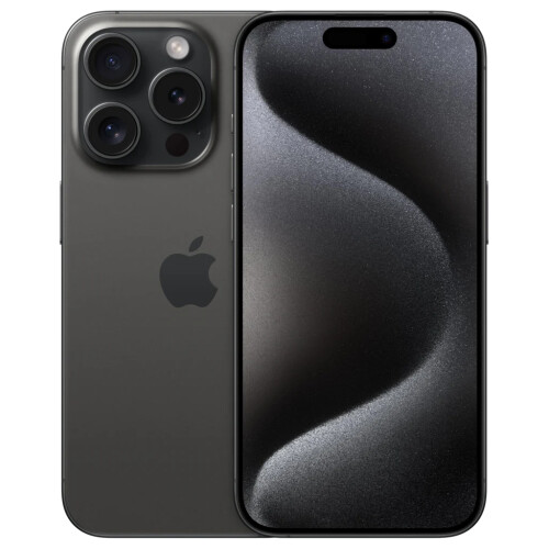 Refurbished iPhone 15 Pro Max 256 GB Titanium Zwart Als nieuw + Nieuwe batterij