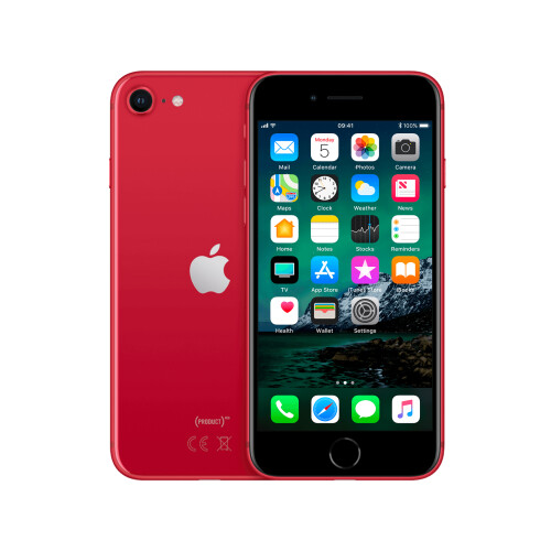Refurbished iPhone SE 2020 128 GB Rood Licht gebruikt