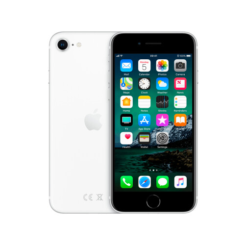 Refurbished iPhone SE 2020 128 GB Wit Gebruikt