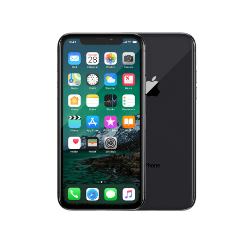 Refurbished iPhone X 256 GB Space Gray Licht gebruikt