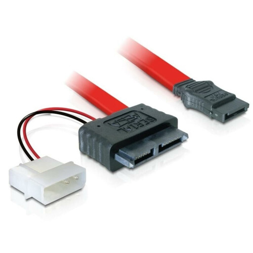 Refurbished Molex Y kabel Male ->2x Female