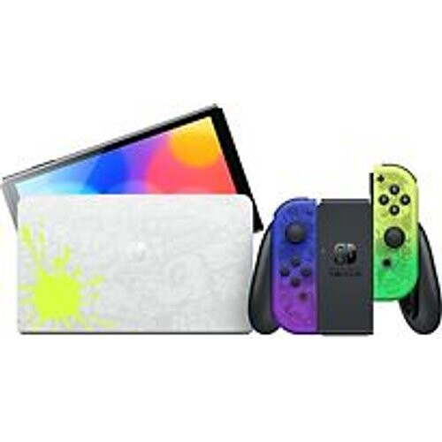 Refurbished Nintendo Switch OLED 64GB [Splatoon 3 Editie incl. controller veelkleurig] wit