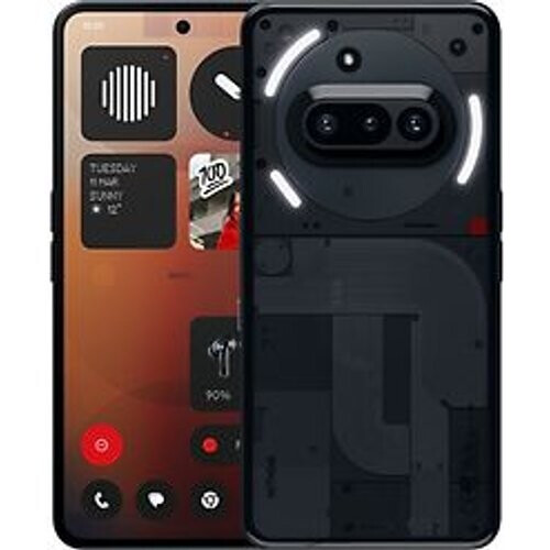Refurbished Nothing Phone (3a) Dual SIM 256GB zwart
