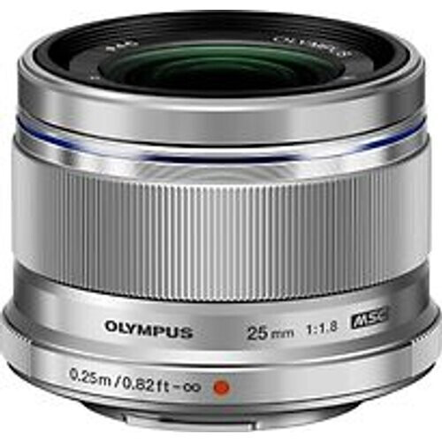 Refurbished Olympus 25 mm F1.8 46 mm filter (geschikt voor Micro Four Thirds) zilver