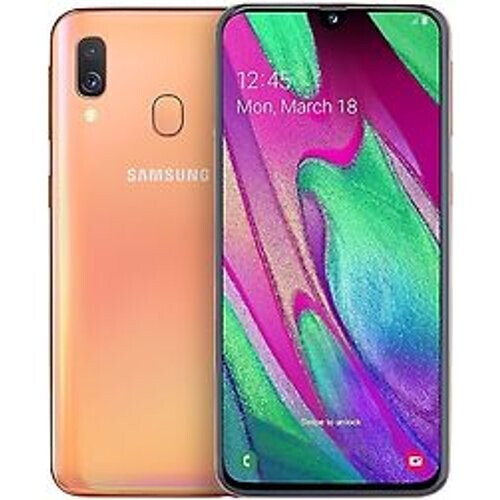 Refurbished Samsung Galaxy A40 Dual SIM 64GB roze