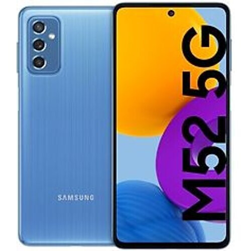 Refurbished Samsung Galaxy M52 5G 17 cm (6.7) Hybride Dual SIM USB Type-C 6 GB 128 GB 5000 mAh Blauw