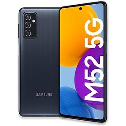 Refurbished Samsung Galaxy M52 Dual SIM 5G 128GB zwart