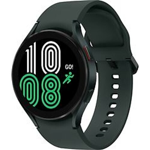 Refurbished Samsung Galaxy Watch4 44 mm aluminium kast groen op siliconen bandje groen [wifi]