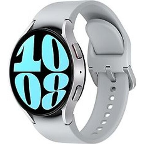 Refurbished Samsung Galaxy Watch6 44 mm aluminium kast silver op sportbandje S/M silver [wifi]