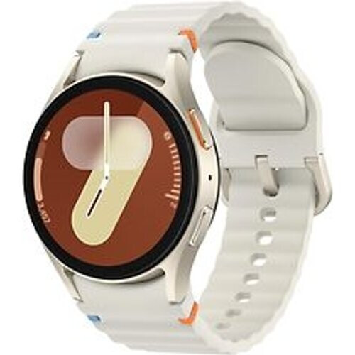 Refurbished Samsung Galaxy Watch7 40 mm aluminium kast beige op sportbandje S/M beige [wifi]