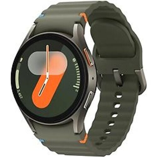 Refurbished Samsung Galaxy Watch7 40 mm aluminium kast groen op sportbandje S/M groen [wifi + 4G]