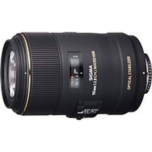 Refurbished Sigma 105 mm F2.8 DG EX HSM OS Macro 62 mm filter (geschikt voor Nikon F) zwart