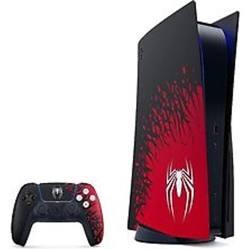 Refurbished Sony PlayStation 5 825 GB [Marvel’s Spider Man 2 Limeted Edition incl. Wireless Controller, ohne Gutschein] zwart