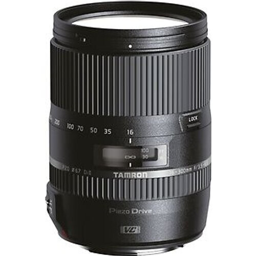 Refurbished Tamron 16-300 mm F3.5-6.3 Di PZD VC II Macro 67 mm filter (geschikt voor Canon EF) zwart