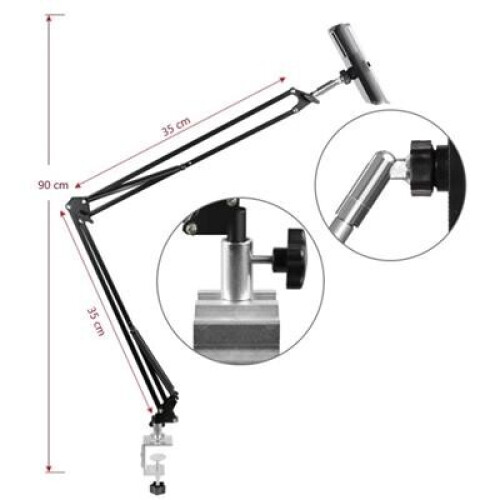 Refurbished Universal Tablet Holder up to 11-inch - black