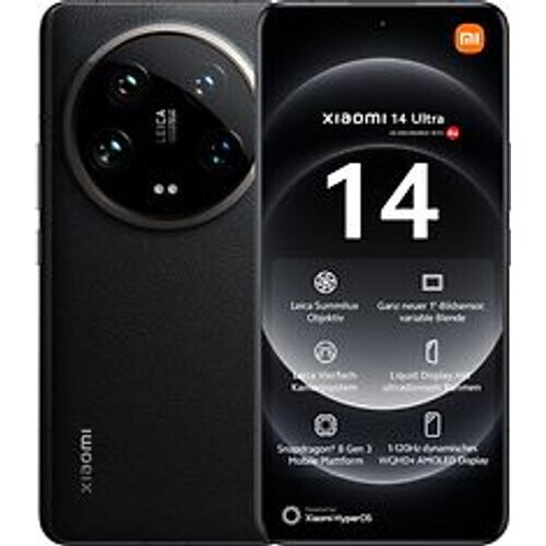 Refurbished Xiaomi 14 Ultra Dual SIM 512GB black