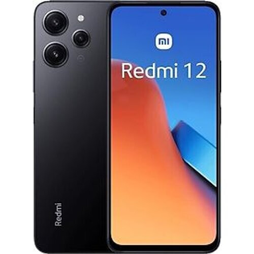 Refurbished Xiaomi Redmi 12 5G Dual SIM 4GB RAM 128GB middernacht zwart