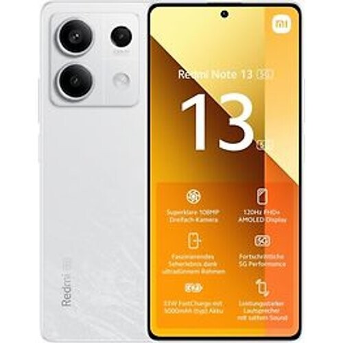 Refurbished Xiaomi Redmi Note 13 5G Dual SIM 256GB arctic white