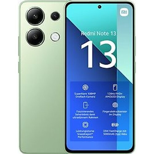 Refurbished Xiaomi Redmi Note 13 Dual SIM 128GB 6GB RAM muntgroen