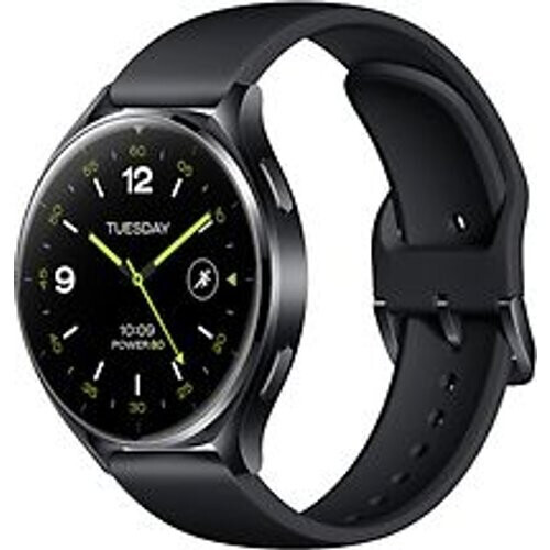 Refurbished Xiaomi Watch 2 46 mm zwart met silicone bandje zwart [wifi]
