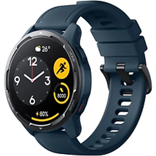 Refurbished Xiaomi Watch S1 Active 46 mm blau op siliconen bandje blauw [wifi]