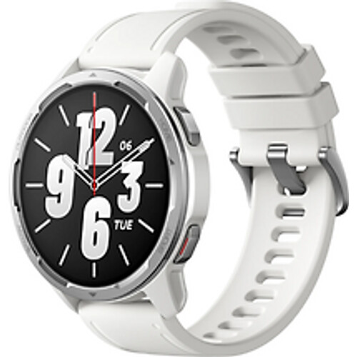 Refurbished Xiaomi Watch S1 Active 46 mm wit op siliconen bandje wit [wifi]