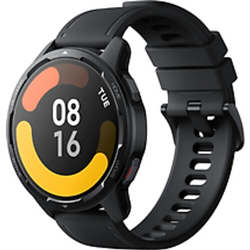 Refurbished Xiaomi Watch S1 Active 46 mm zwart op siliconen bandje zwart [wifi]