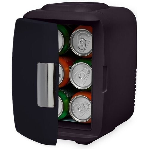 Tweedekans Auronic Mini Koelkast - 4 Liter - Make-Up en Beauty Skincare - 100/240V / 12V Auto Stekker - Zwart
