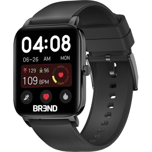 Tweedekans BREND - Smartwatch - Stappenteller - Hartslagmeter - Bloeddrukmeter - GPS - iOS/Android - Voor Dames & Heren - Zwart