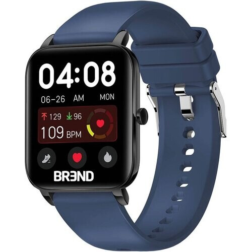 Tweedekans BREND BR-2223 Smartwatch - Stappenteller, Hartslagmeter, Bloeddrukmeter - Sporthorloge - Voor Dames & Heren - Blauw