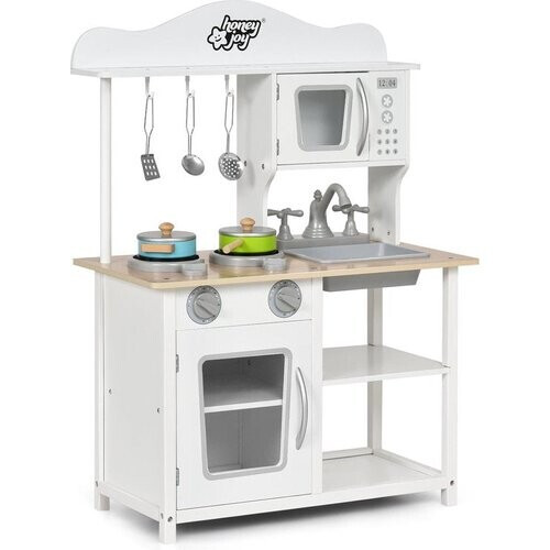 Tweedekans Coast Kinderspeelkeuken - Hout - 60 x 30 x 83 cm - Wit