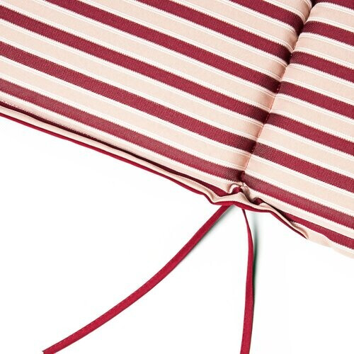 Tweedekans Detex Tuinstoel Kussens Vanamo – 6 Stuks Weerbestendig – Rood Wit