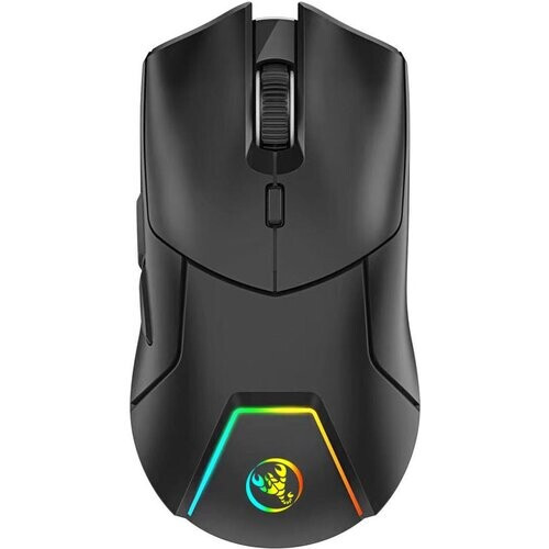 Tweedekans HXSJ T40 Draadloze Gaming Muis - 2.4GHz / Bluetooth - Ultra licht - RGB Verlichting - Zwart