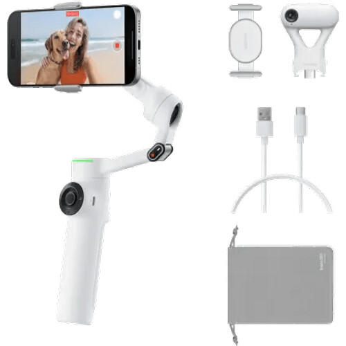 Tweedekans Insta360 Flow 2 Pro AI Tracker Bundel Summit White