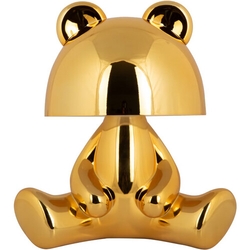 Tweedekans Leitmotiv Bear LED Tafellamp – Met Bluetooth Speaker – Draadloos – Goudkleurig