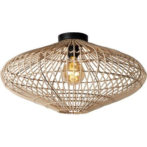 Tweedekans Lucide MAGALI - Plafonnière (Plafondlamp) - Ø 56 cm - 1xE27 - Naturel